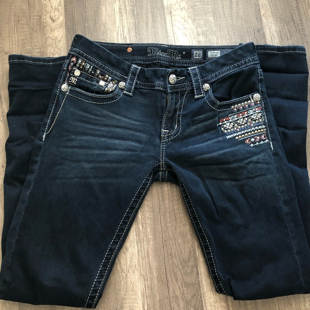 Miss Me Signature Skinny Embellished Jeans